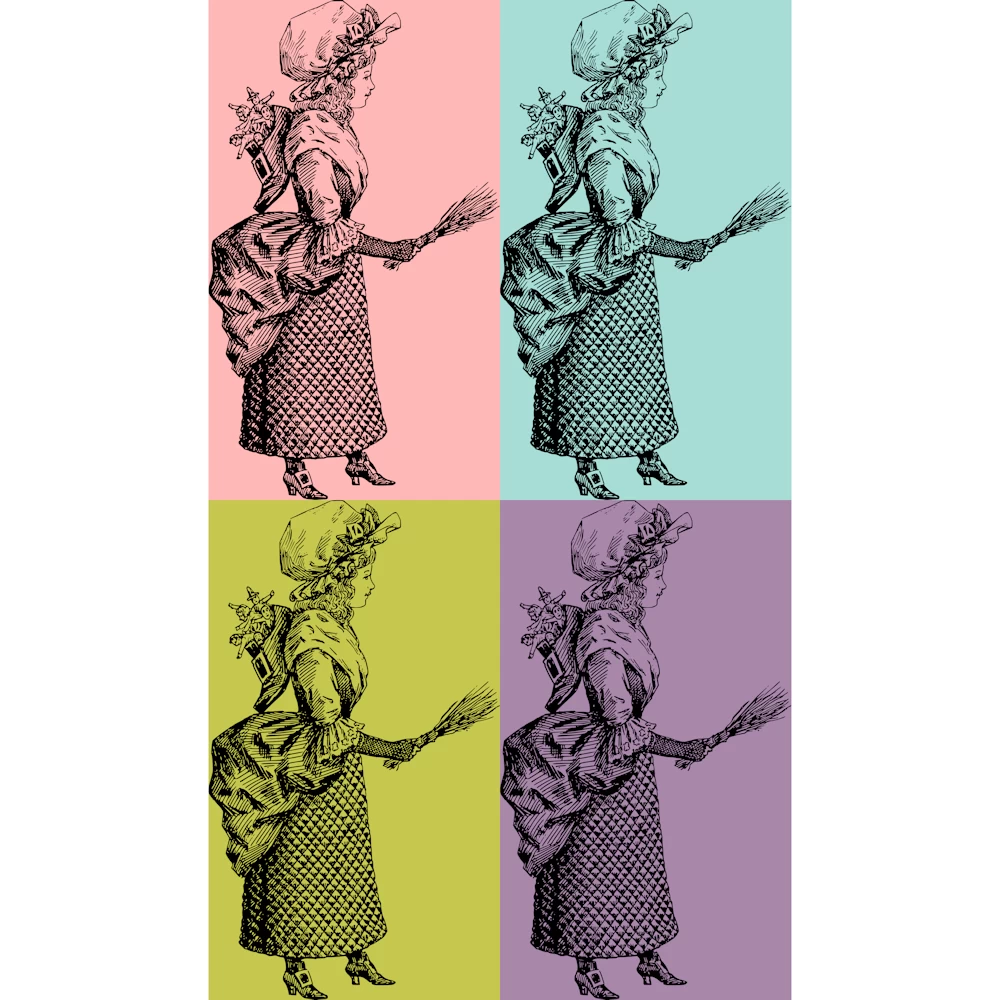 The Old Lady Who Lived in a Shoe Costume Vector