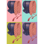 Blue and Pink Bonnet