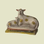 Chalkware Lamb and Sheep