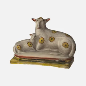 Chalkware Lamb and Sheep