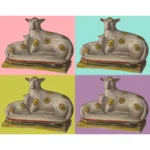 Chalkware Lamb and Sheep