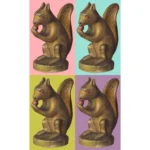 Chalkware Squirrel