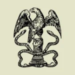 Eagle and Snakes Design Vector