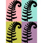 Fern Silhouette Vector