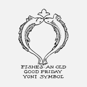 Fishes Yoni Design Vector