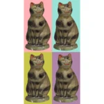 German Chalkware Cat