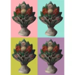 German Chalkware Mantel Stop
