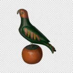 German Chalkware Parrot