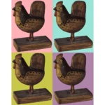 German Toy Rooster
