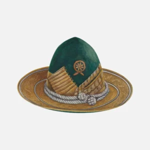 Green and Gold Spanish Southwest Hat