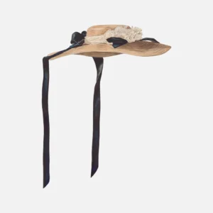 Hat with Long Ribbons
