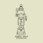 Hindu Devi Figure Vector