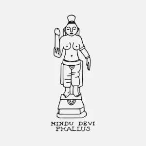 Hindu Devi Figure Vector