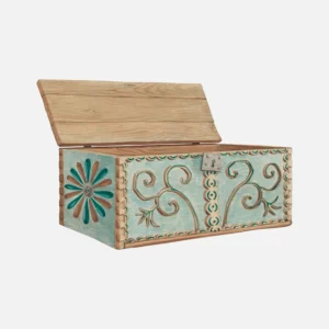 Large Turquoise Chest