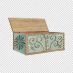 Large Turquoise Chest