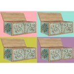 Large Turquoise Chest