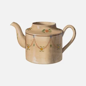 Simple Floral Teapot