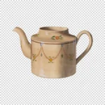 Simple Floral Teapot