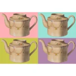 Simple Floral Teapot