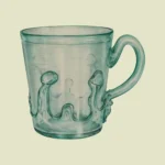 Blue Green Glass Mug