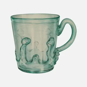 Blue Green Glass Mug