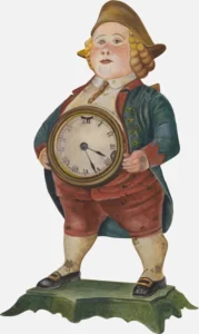 Decorated Cast Iron Clock