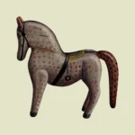 Painted Wood Toy Horse
