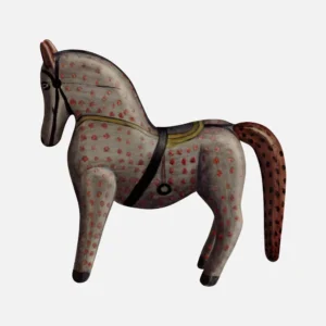 Painted Wood Toy Horse