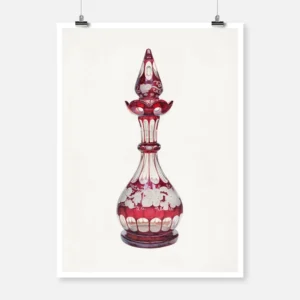 Red Decanter Poster