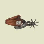Spur with Leather Strap