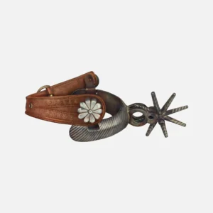Spur with Leather Strap