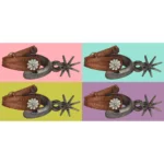 Spur with Leather Strap