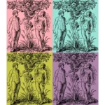 Adam and Eve Vector