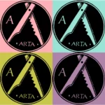 Alphabet 'A' Arta Vector