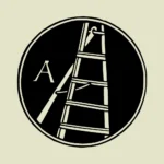 Alphabet 'A' Folding Ladder Vector