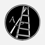 Alphabet 'A' Folding Ladder Vector