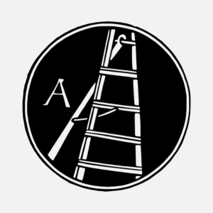 Alphabet 'A' Folding Ladder Vector