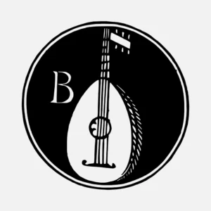 Alphabet 'B' Lute Vector