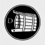 Alphabet 'D' Barrel Vector