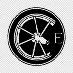 Alphabet 'E' Wheel Vector