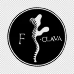 Alphabet 'F' Clava Club Cudgel Vector