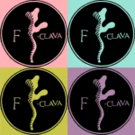 Alphabet 'F' Clava Club Cudgel Vector