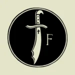 Alphabet 'F' Sword Vector