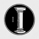 Alphabet 'I' Column Vector
