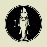 Alphabet 'I' Fish Vector