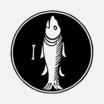 Alphabet 'I' Fish Vector