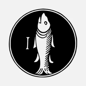 Alphabet 'I' Fish Vector