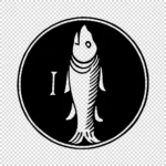 Alphabet 'I' Fish Vector