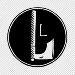 Alphabet 'L' Axe Vector