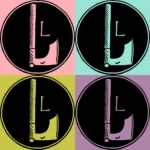 Alphabet 'L' Axe Vector